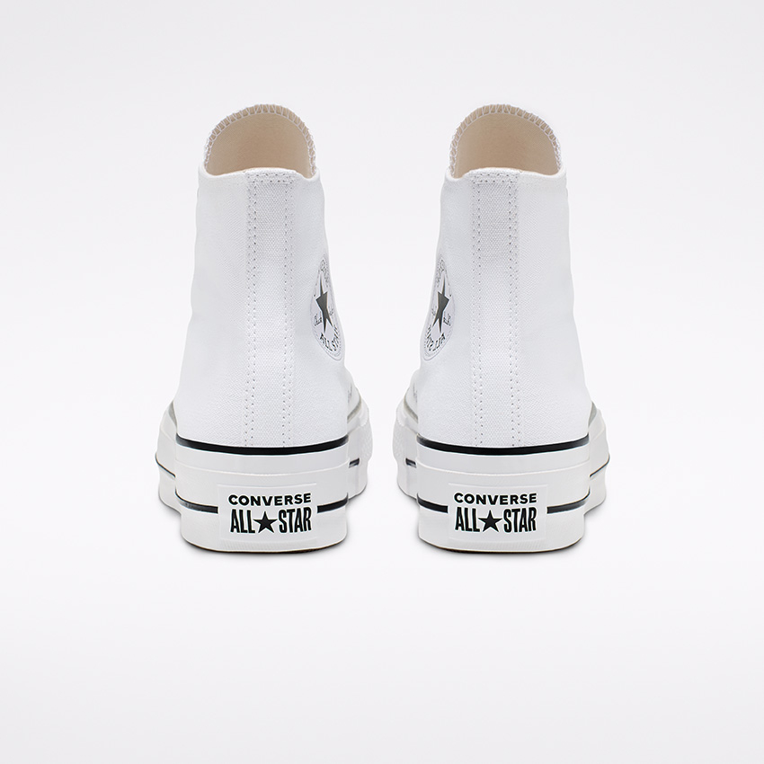 Converse haute blanche en cuir online