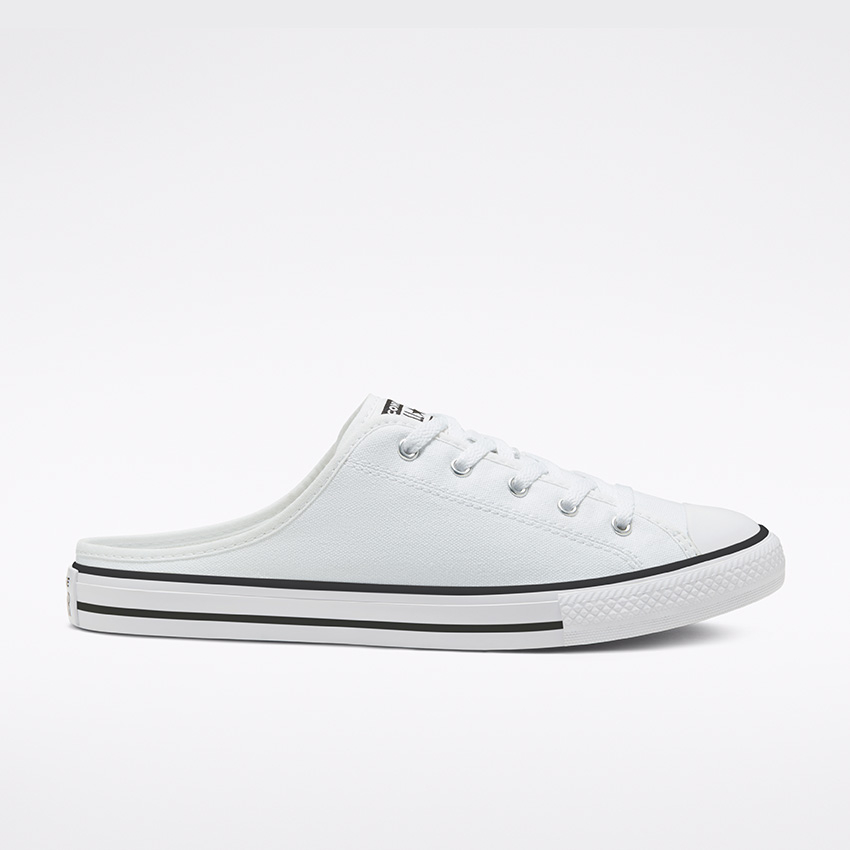 Chuck Taylor All Star Dainty Mule in White White Black Converse Canada