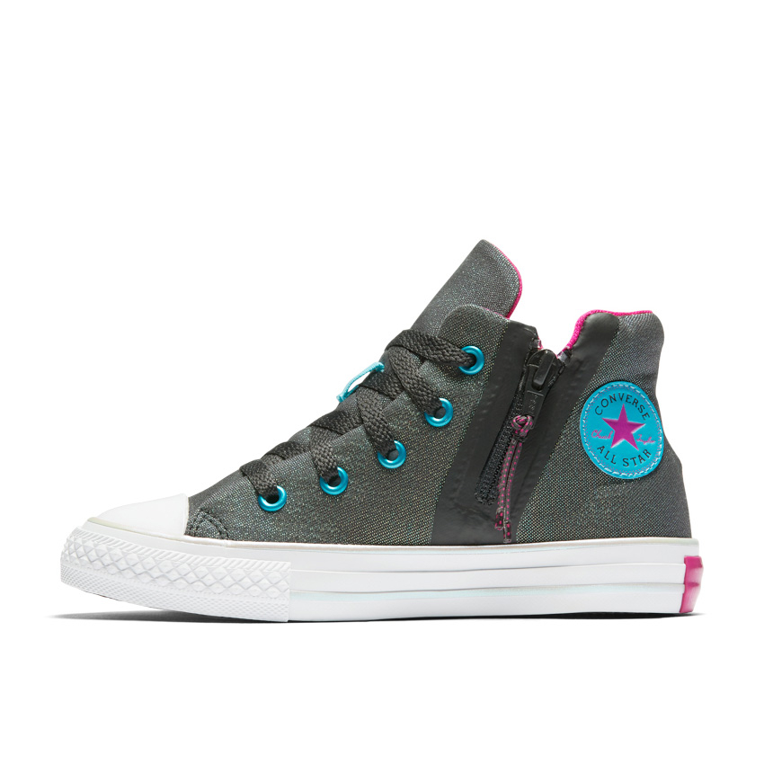 High top sneakers with zipper on sale