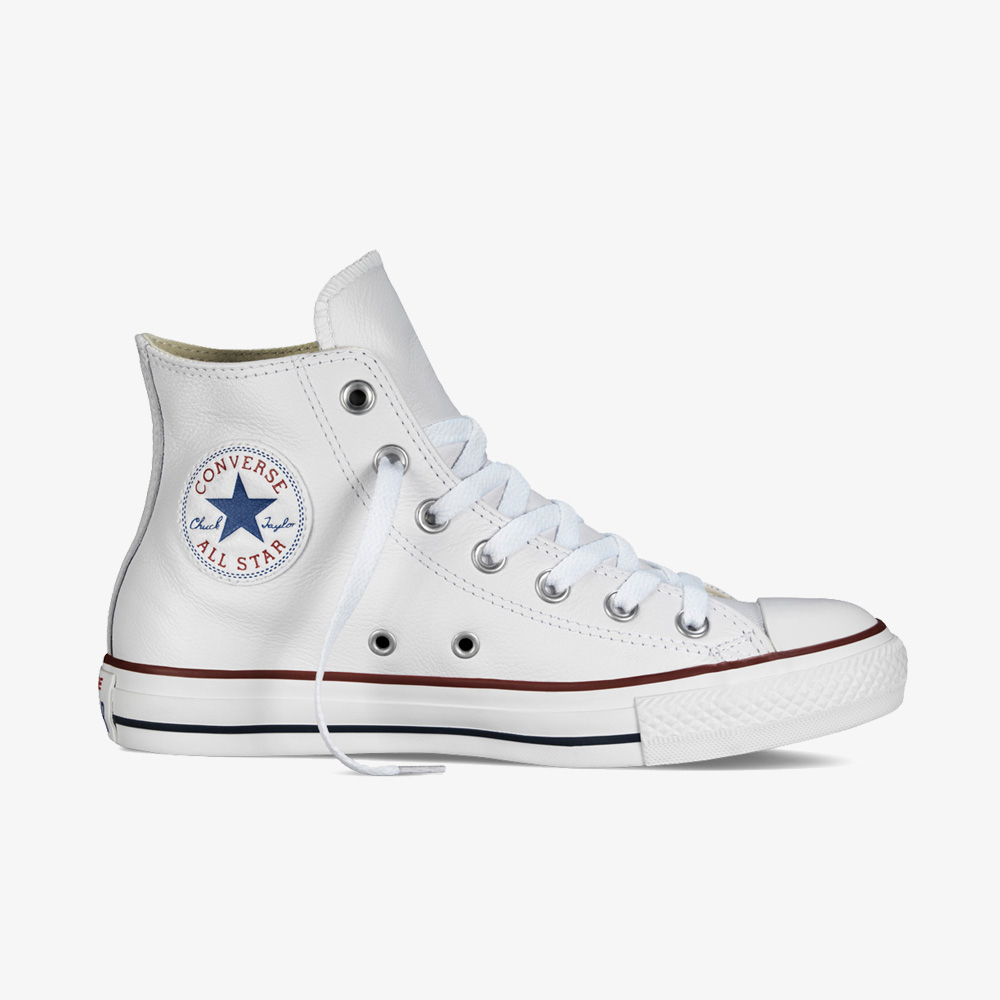 Converse chuck shops taylor all star leather high white