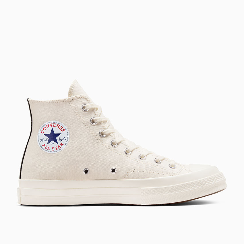 Comme Des Garcons Play X Converse Sneakers Hi Top 70 Chuck White 9