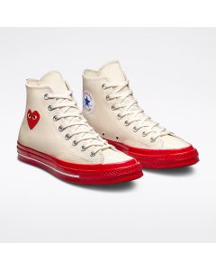 Polka dot heart converse sale