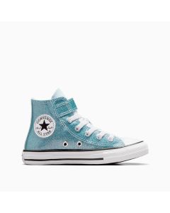 Blue high top converse kids top