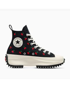 Official Converse Store Run Star Hike Platform Cherries in Black Egret Red