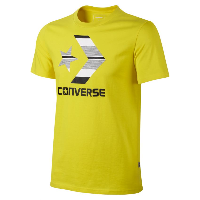 T shirt converse homme jaune deals