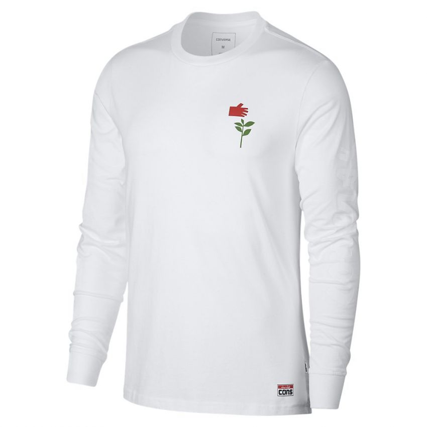 Converse long sleeve t shirt mens sale