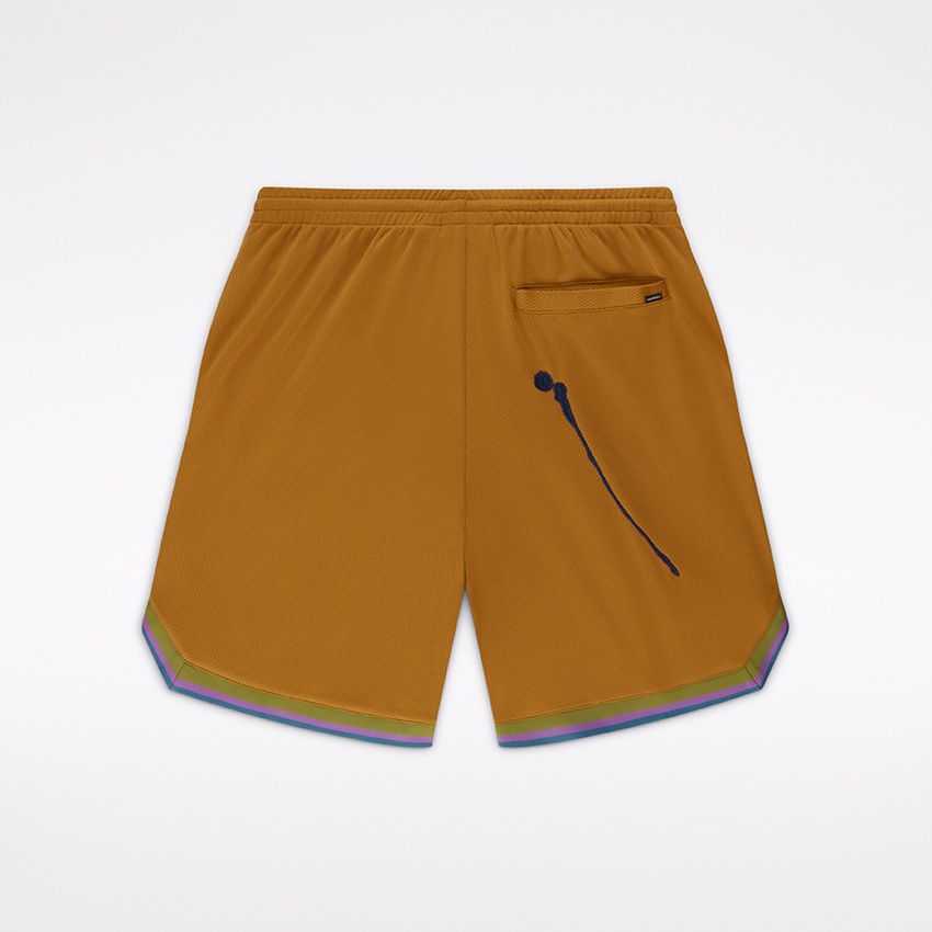 Converse x Bandulu Basketball Shorts in Wood Thrush Converse Canada