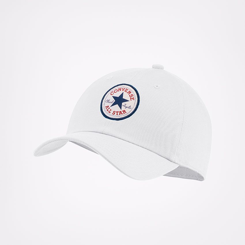 All Star Patch Baseball Hat in White - Converse Canada