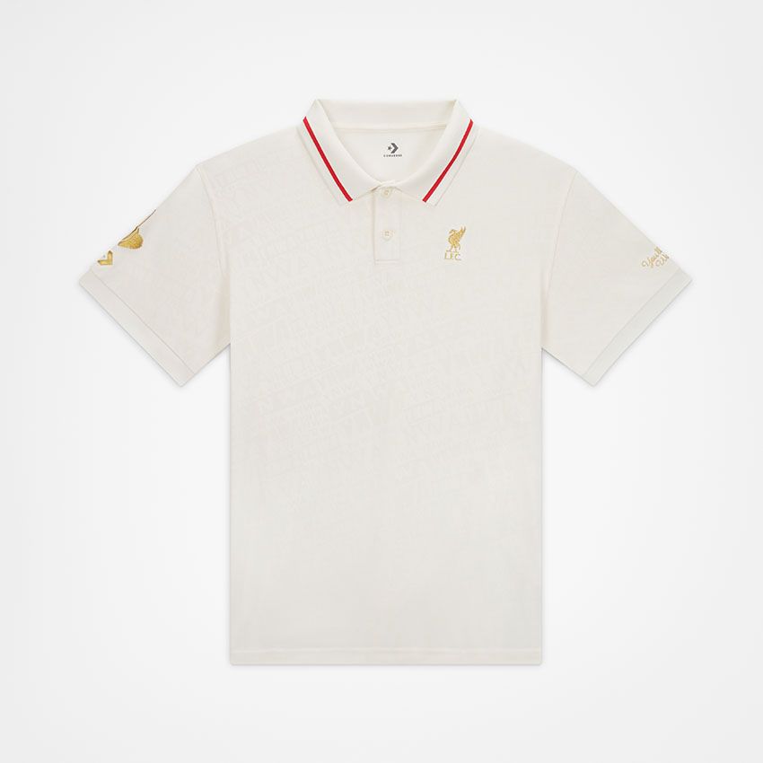 Converse x LFC Polo Shirt in Converse Egret - Converse Canada