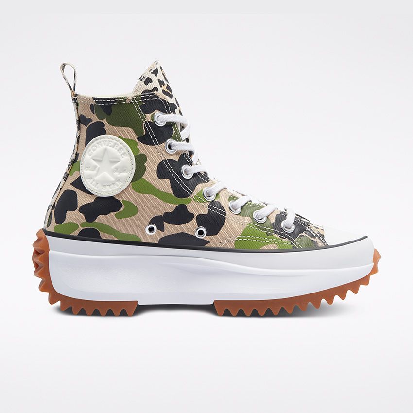 Camo green converse clearance