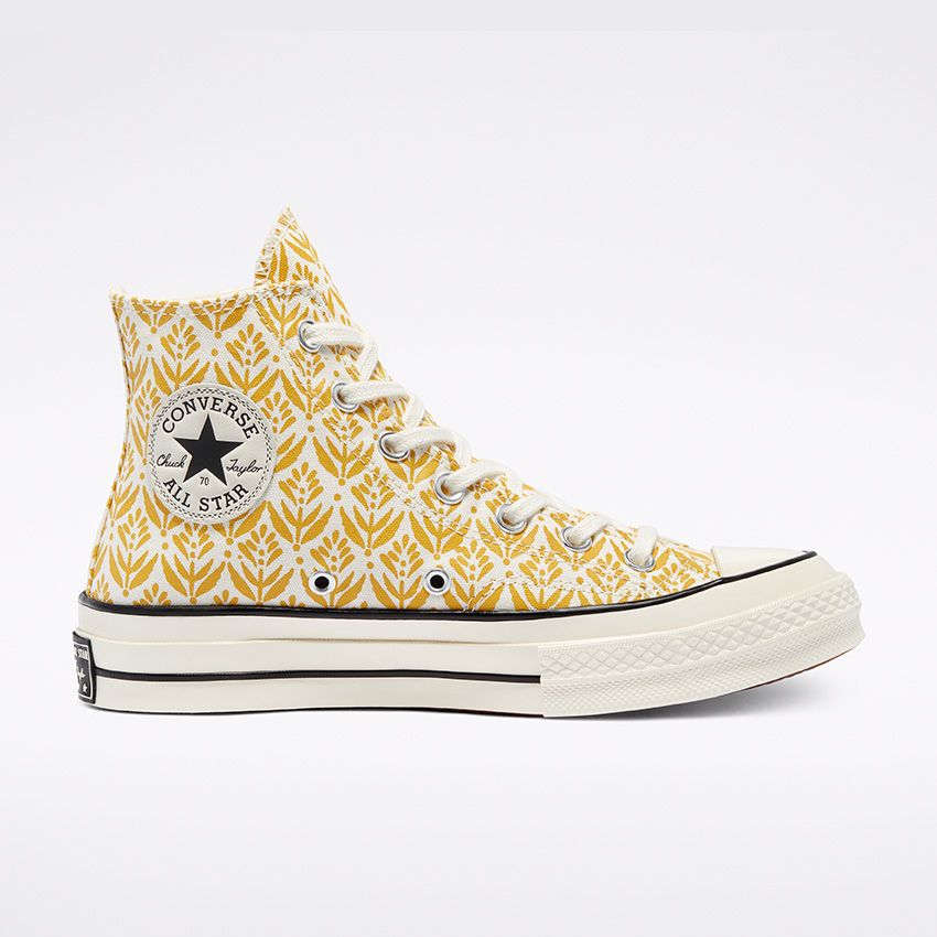 Summer Spirit Chuck 70 High Top in Gold Dart Egret Black
