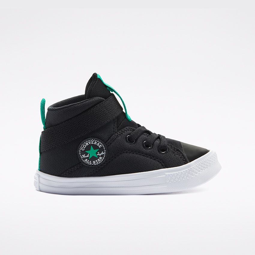 Black toddler converse high sales tops