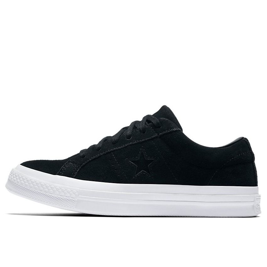 One Star Suede Low Top in Black/White - Converse Canada