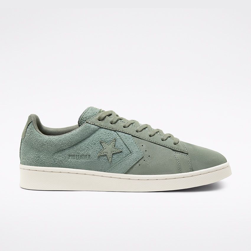 Converse pro shop leather suede grey