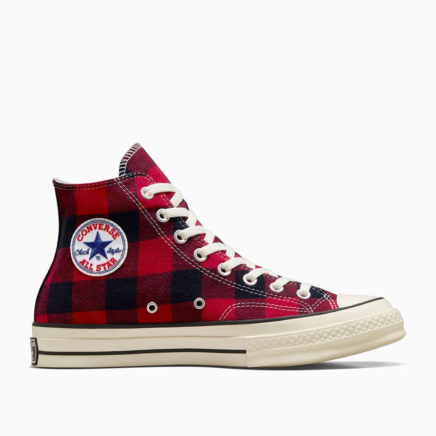 Chuck 70 Upcycled in Red/Black/Pristine - Converse Canada