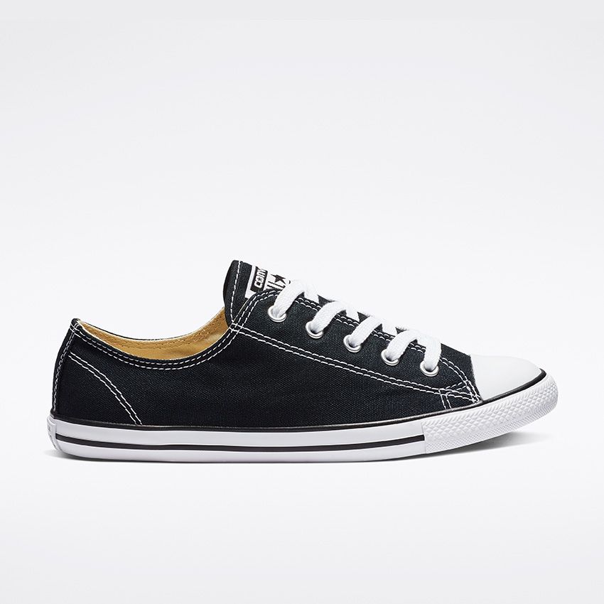 converse dainty low leather womens casual shoes