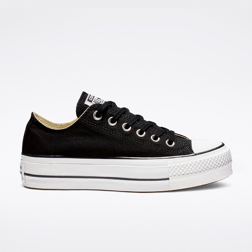 Chuck Taylor All Star Lift Low Top in Black/White/White - Converse Canada