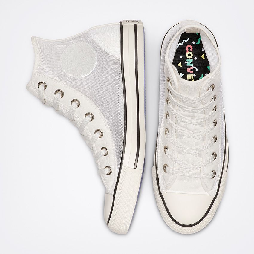 chuck taylor all star see thru high top