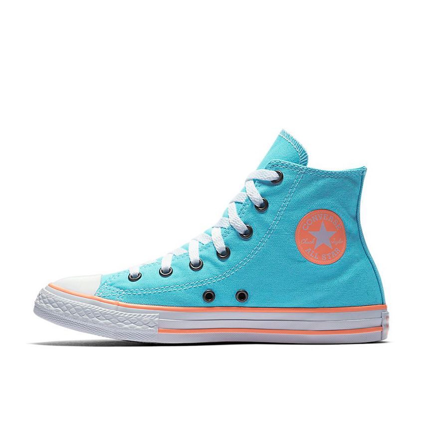 Bleached shop aqua converse