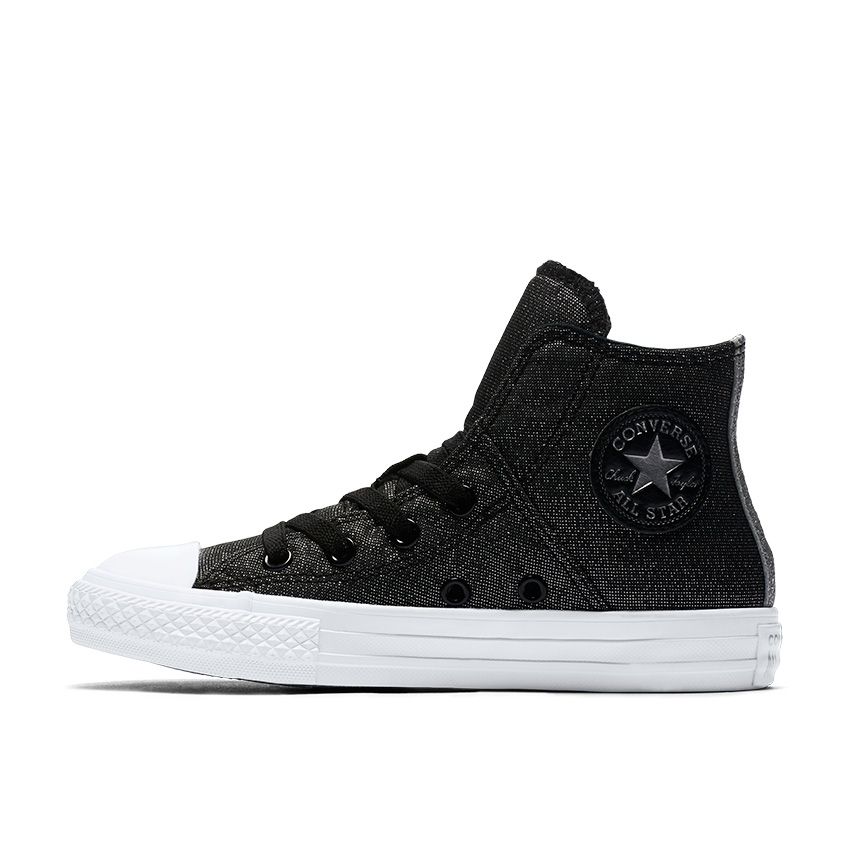 Kids cheap silver converse