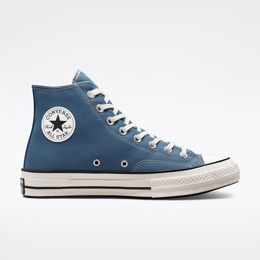 Chuck 70 Tonal Polyester High Top in Deep Waters/Egret/Black - Converse ...