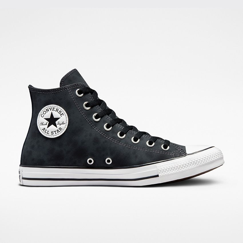 Dark grey hot sale converse