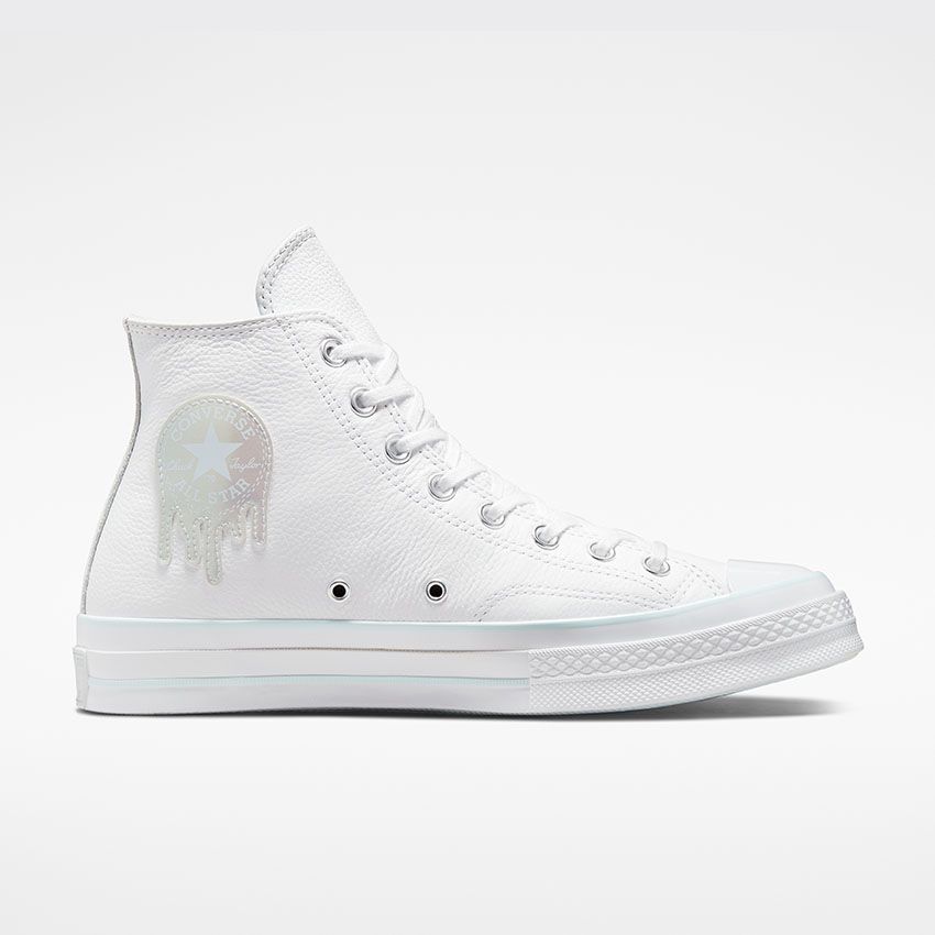 Converse chuck 70 leather high best sale top white