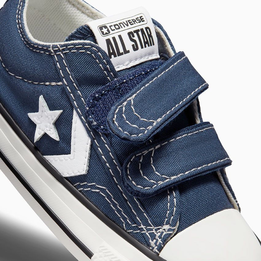 Blue converse star player best sale