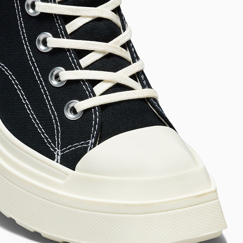 Chuck 70 De Luxe Wedge in Black Black Egret Converse Canada