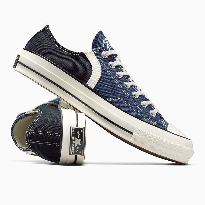 Black striped converse hotsell