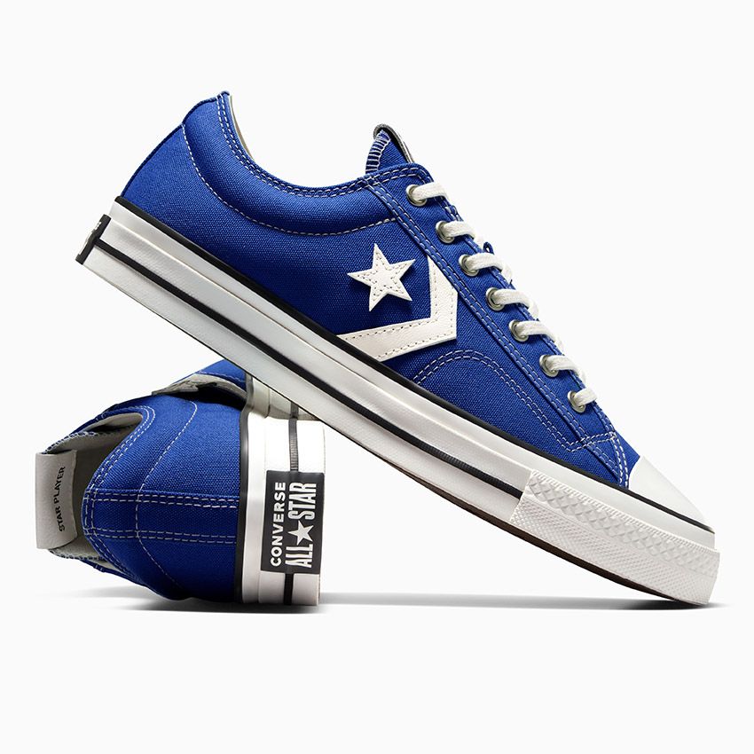Converse Star Player 76 in Blue White Black