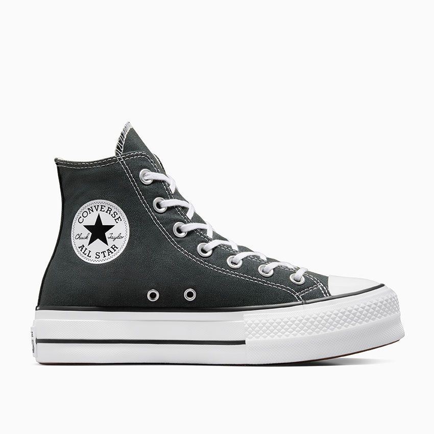 Chuck Taylor All Star Lift Platform in Secret Pines/White/Black ...