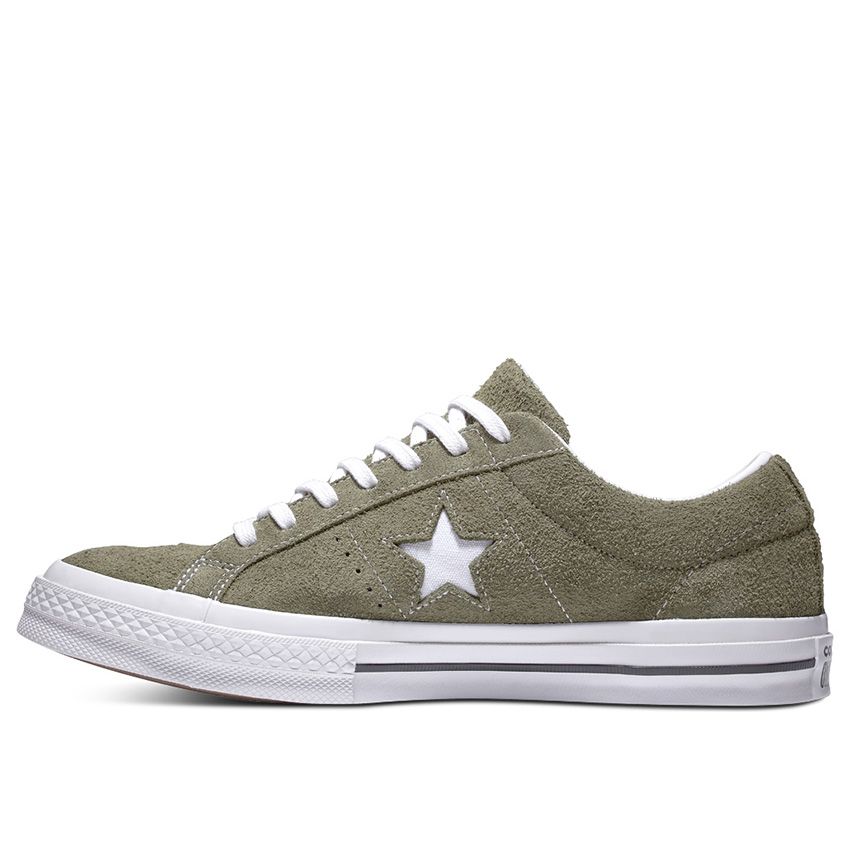 One Star Vintage Suede Low Top in Field Surplus Converse Canada