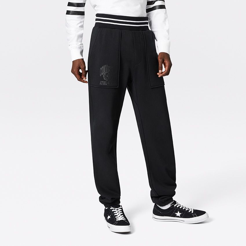 Men's Twisted Varsity Pant in Converse Black - Converse Canada