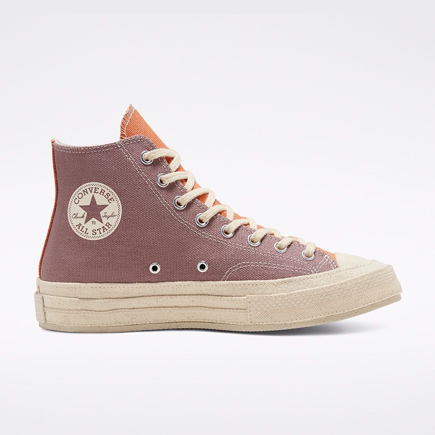 Renew Cotton Chuck 70 High Top in Prairie Sand Noble Grey Egret
