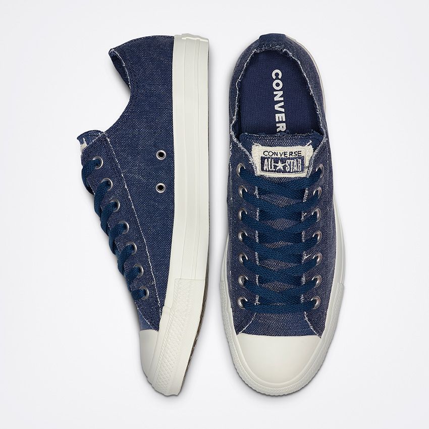 Chuck Taylor All Star Washed Out Low Top in Navy Egret Egret Converse Canada