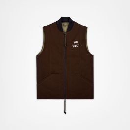 Converse x Patta Four-Leaf Clover Utility Reversible Padded Vest in 