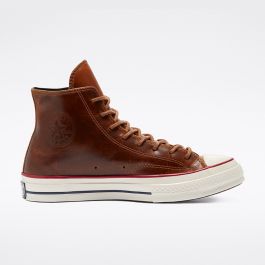 Tan leather chuck sales taylors
