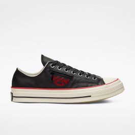 Converse x Lay Zhang Chuck 70 Low Top in Black/Egret/Enamel Red ...
