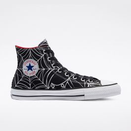 Roll Up CTAS Pro High Top in Black/University Red/White