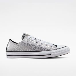 Authentic Glam Chuck Taylor All Star Low Top in Silver White White