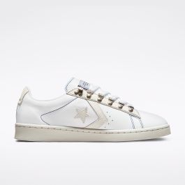 Converse x pgLang Pro Leather Low Top in White/Vaporous Gray