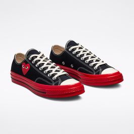 Black commes de garcon converse shop