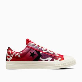 Converse x LFC Star Player 76 in Tomato Egret Black Converse