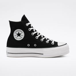 Chuck Taylor All Star Canvas Platform High Top in Black/White/White ...