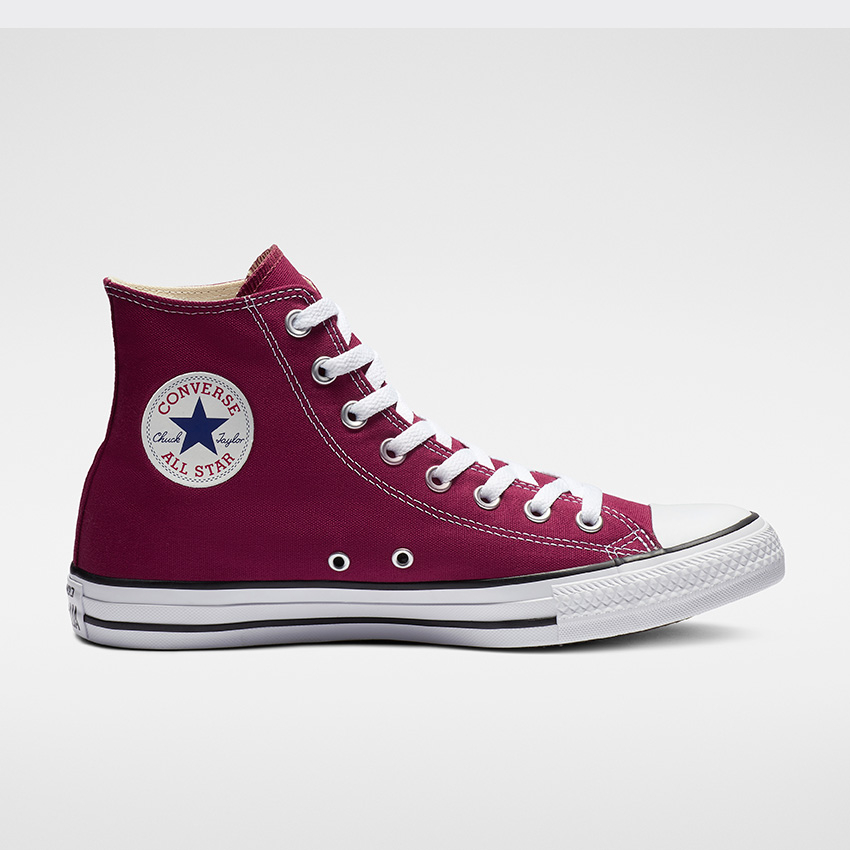 Chuck Taylor All Star High Top In Maroon Converseca 3123